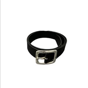 Fossil Black Genuine Leather Belt, Size M